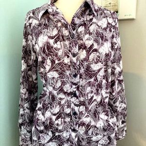 Coldwater Creek Womens XL Button Down Shirt